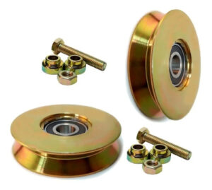 Rueda Porton Corredizo 60 Mm Par (2 Ruedas) Con Perno