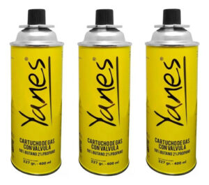 3 Cartucho De Gas Butano 227gr - Para Soplete - Yanes