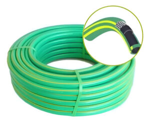 Manguera Jardín Flexible - Reforzada- 1/2 Pulgada 100 Metros Verde