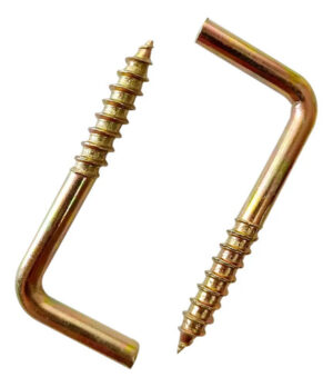 Tornillo Escuadra - Cáncamo L Zincado - 63x25x5mm - 144 Pcs