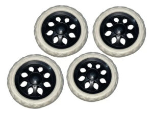 Pack De 4 Ruedas De Carrito De Feria , (repuesto) Unico Unico