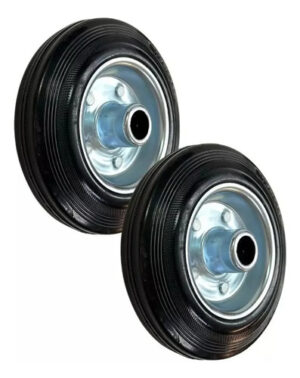 Ruedas Maciza Para Carro - 6 Pulgadas - Caja 26 Unidades