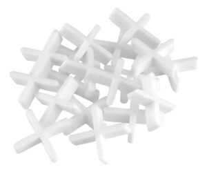 1000 Separador Niveladores Ceramica Porcelanato Cruz 2.5mm Blanco