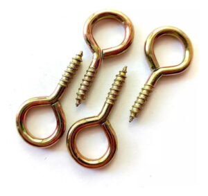 Cancamo Cerrado #6 30mm Tornillo Gancho Perno Ojo 144 Pcs