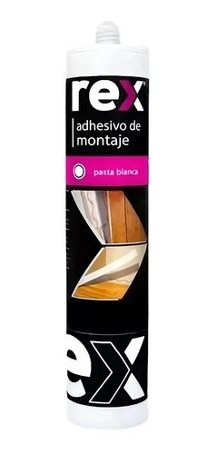 Adhesivo De Montaje Blanco Silicona Adhesiva 300ml