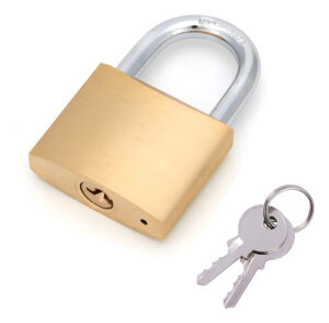 Candado Arco Uso General Seguridad Stelar 20mm Color Dorado