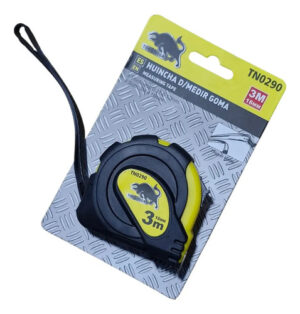 Huincha Métrica 3m Retráctil Toro Negro Sistema Métrico Y Pulgadas