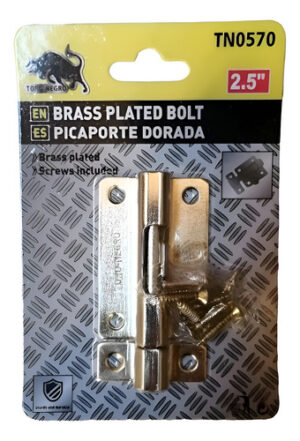 12 Pestillo Picaporte Pasador - 2.5 Pulgadas - T. N Dorado