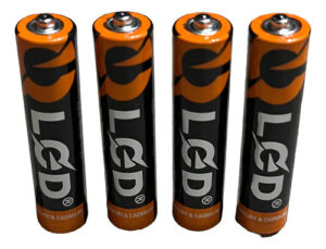 Pilas Aaa Lcd Cilíndricas 1.5 Mah Pack 4 Sin Cadmio Ni Mercurio