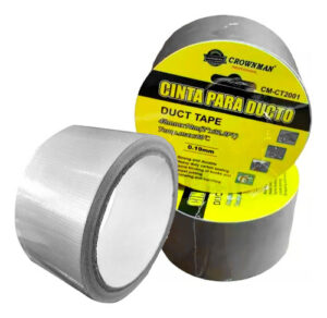 2 Cinta Duct Tape Universal Alta Temperatura 48mm X 10m Gris