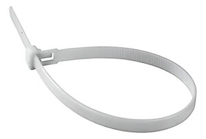 100 Amarra Plastica 4.8 X 250mm Abrazadera Nylon Blanco Blanco