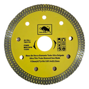 Disco De Corte 4,5 Diamantado Porcelanato Cerámico Granito Amarillo