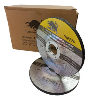 25 Discos De Desbaste 4 1/2 Pulgadas 115mm Color Negro