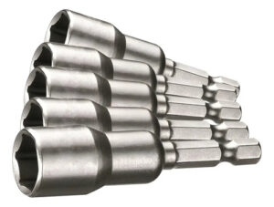 5 Puntas Magneticas Hexagonal 5/16 Pulgadas X 65mm