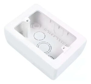 10 Caja Chuqui Derivacion Sobrepuesta 124x87x49mm Sello Sec Blanco