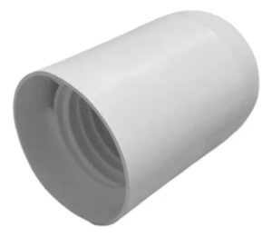 2 Soquete Portalampara Conector Blanco Rosca E27 250v 4a Sec