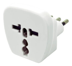 2 Enchufe Adaptador Americano Europeo Multinorma 2p+t 10a